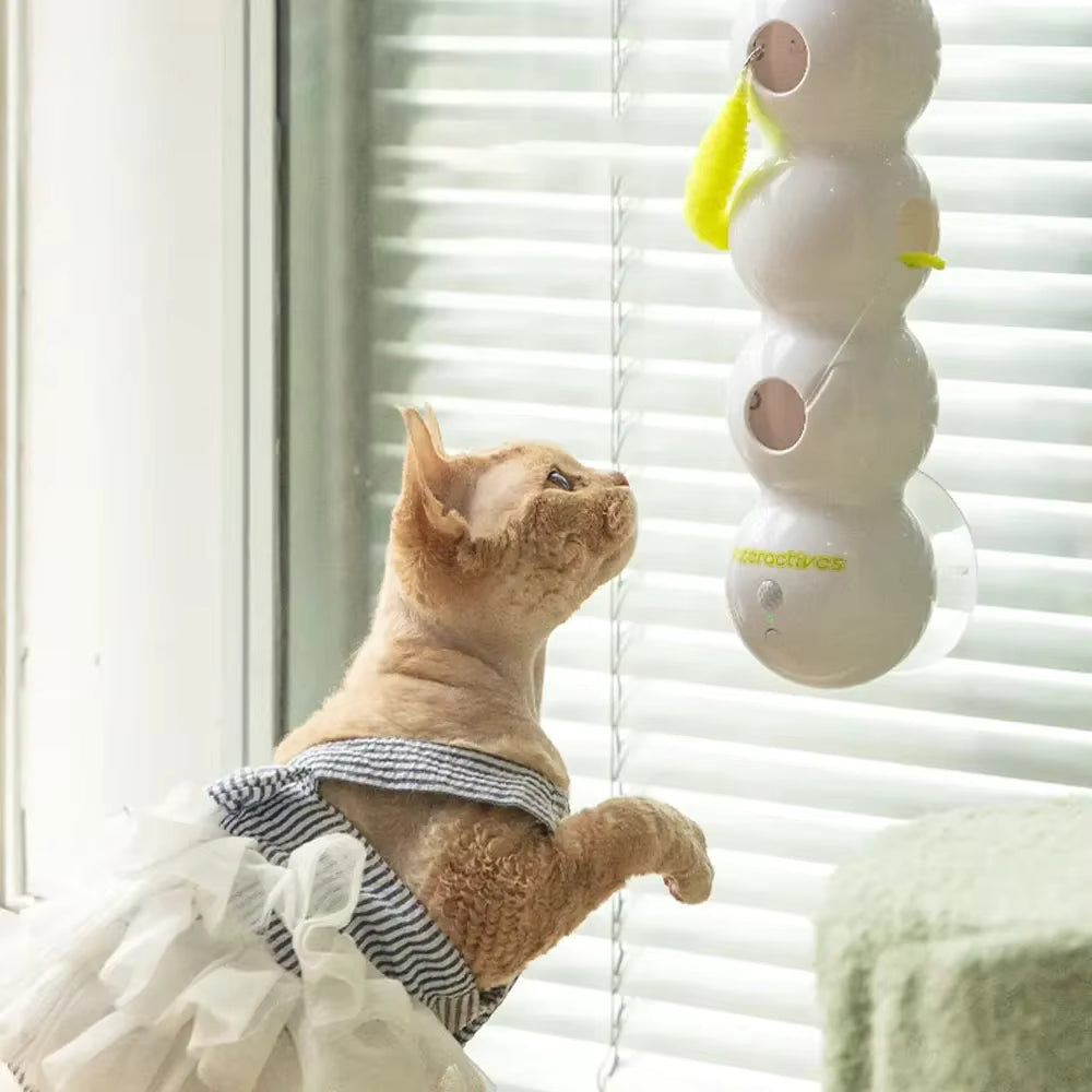 CazaColitas – Juguete Interactivo Automático para Gatos