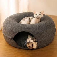 NidoDúo – Cama Túnel 2 en 1 para Gatos