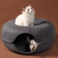 NidoDúo – Cama Túnel 2 en 1 para Gatos